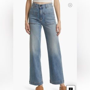 ASKK NY Sailor High Waist Wide Leg Jeans Size 29